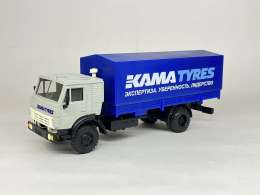 КамАЗ - 5325 "КАМА TYRES" (синий тент)